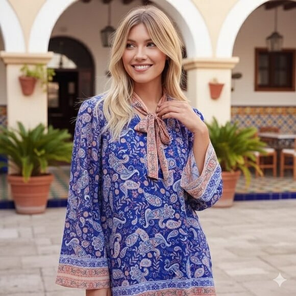 NWT Lost + Wander SUNDAY STROLL MINI DRESS - Picture 1 of 8